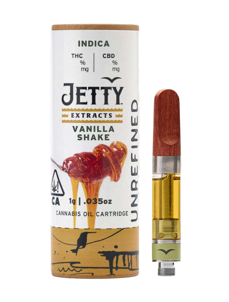 Jetty Vanilla Shake Live Resin 1g Cartridge