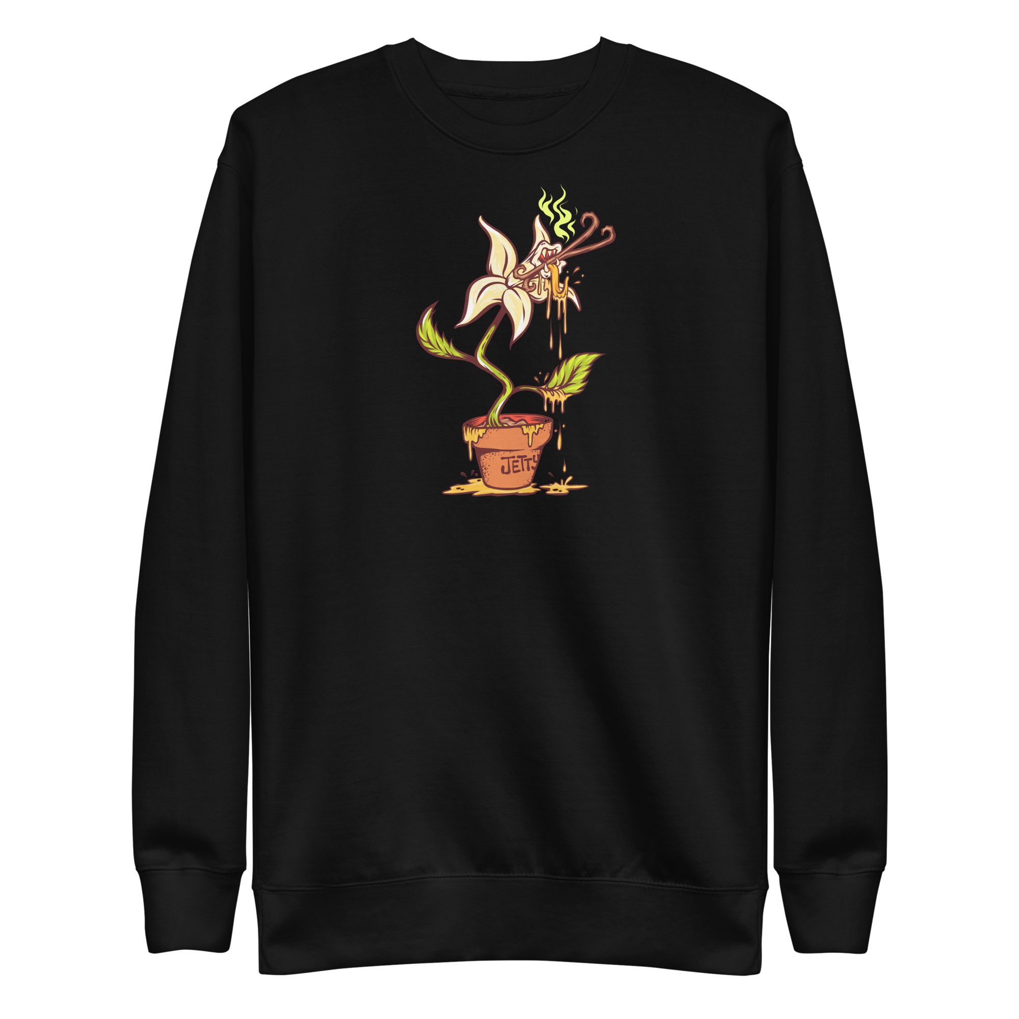 unisex-premium-sweatshirt-black-front-684d01bd9642a