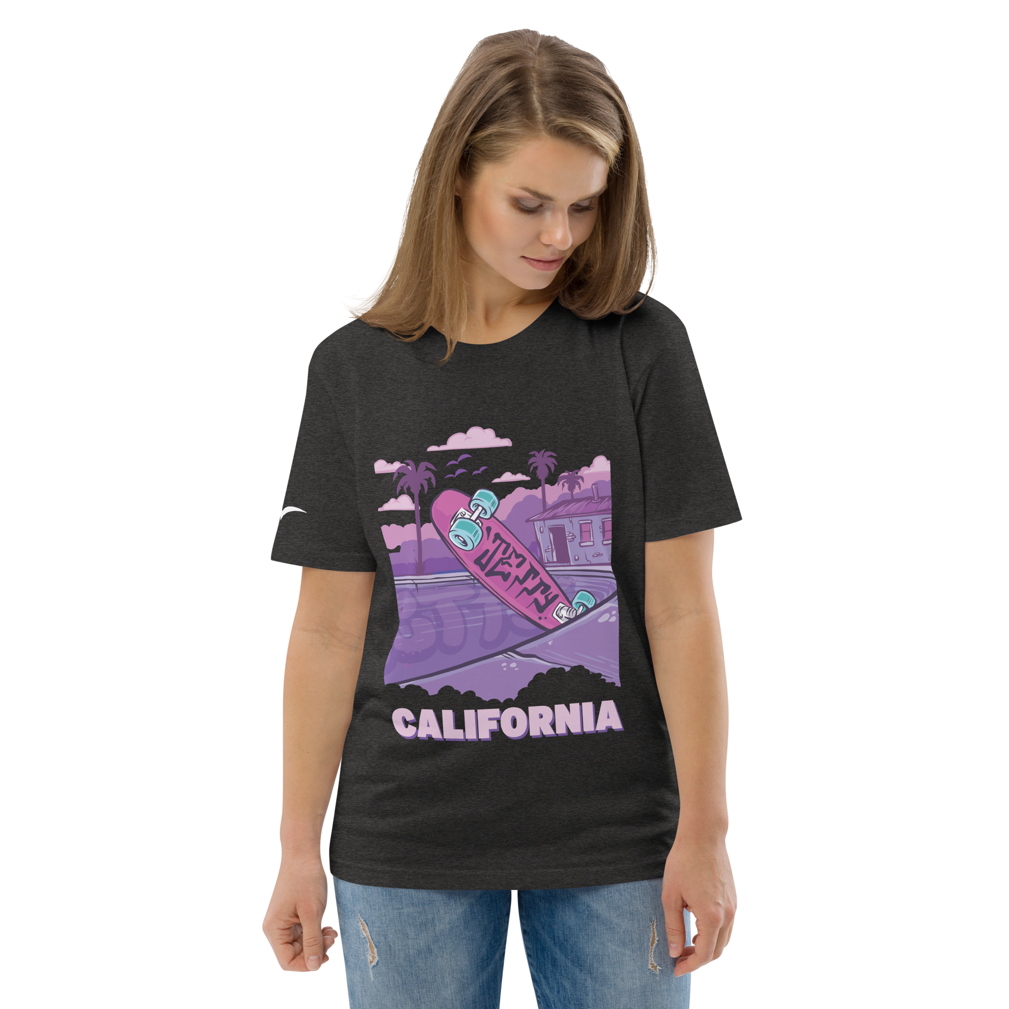 unisex-organic-cotton-t-shirt-dark-heather-grey-front-2-6858d7e5de636