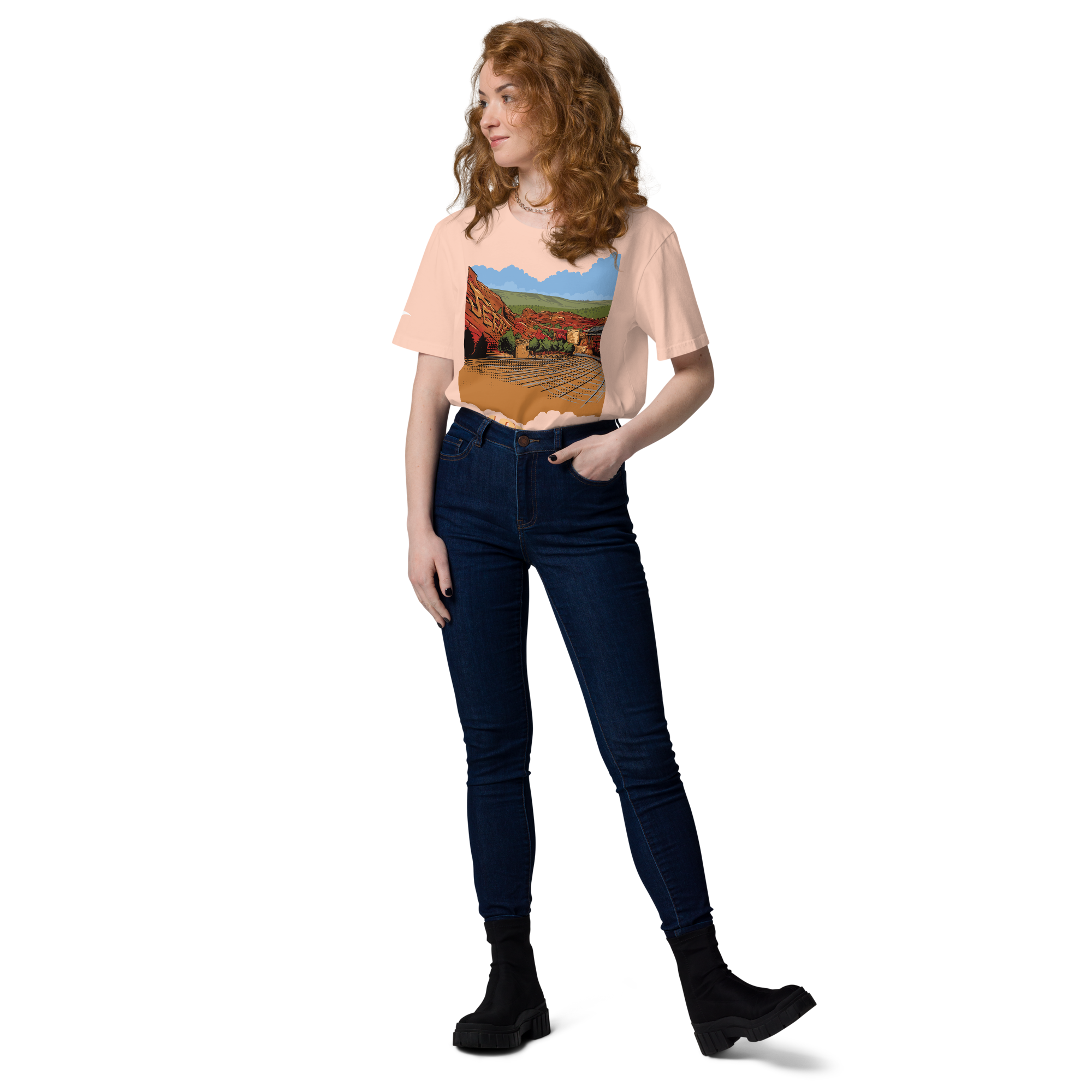 unisex-organic-cotton-t-shirt-fraiche-peche-front-2-685d687de3fd8