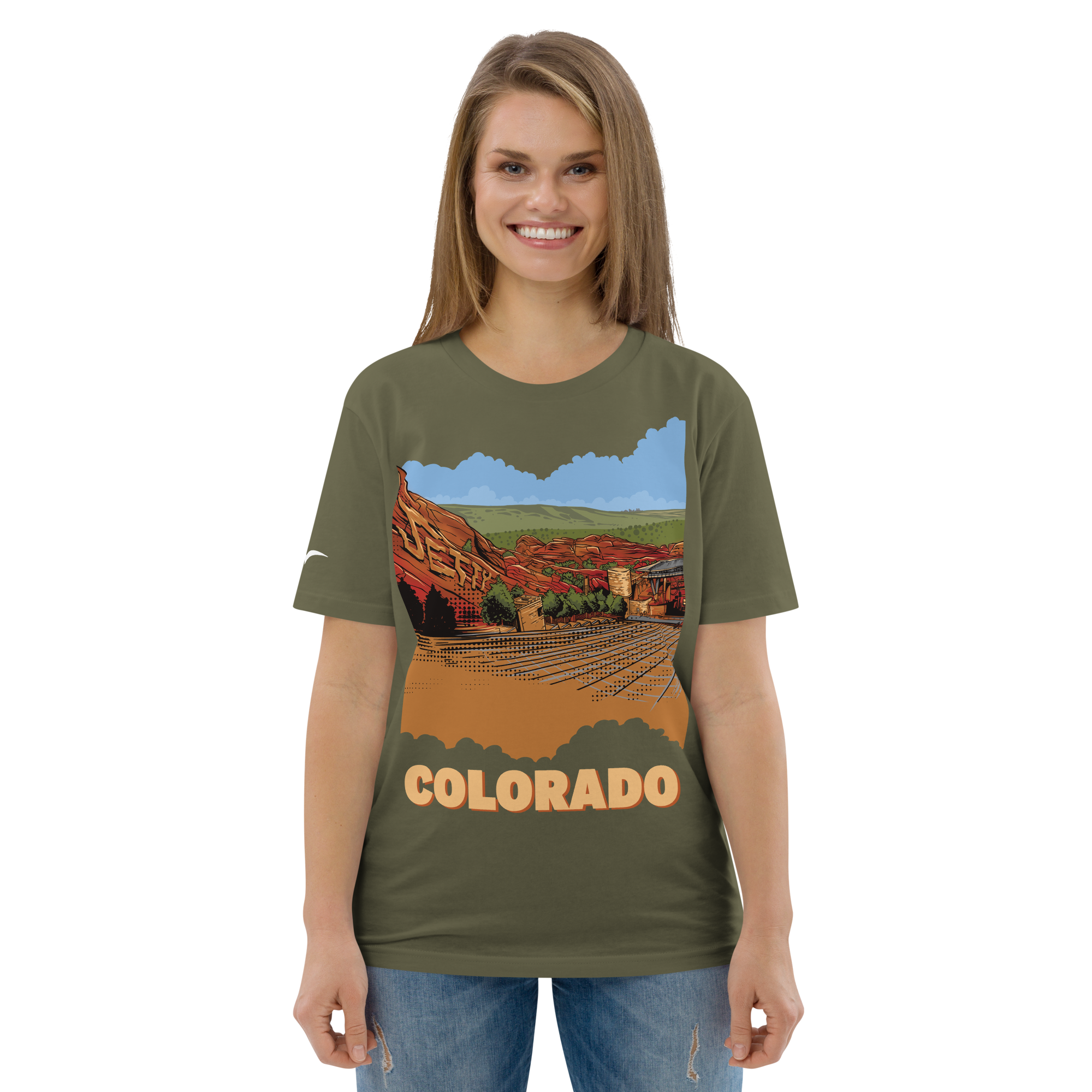 unisex-organic-cotton-t-shirt-khaki-front-685d687d746e0