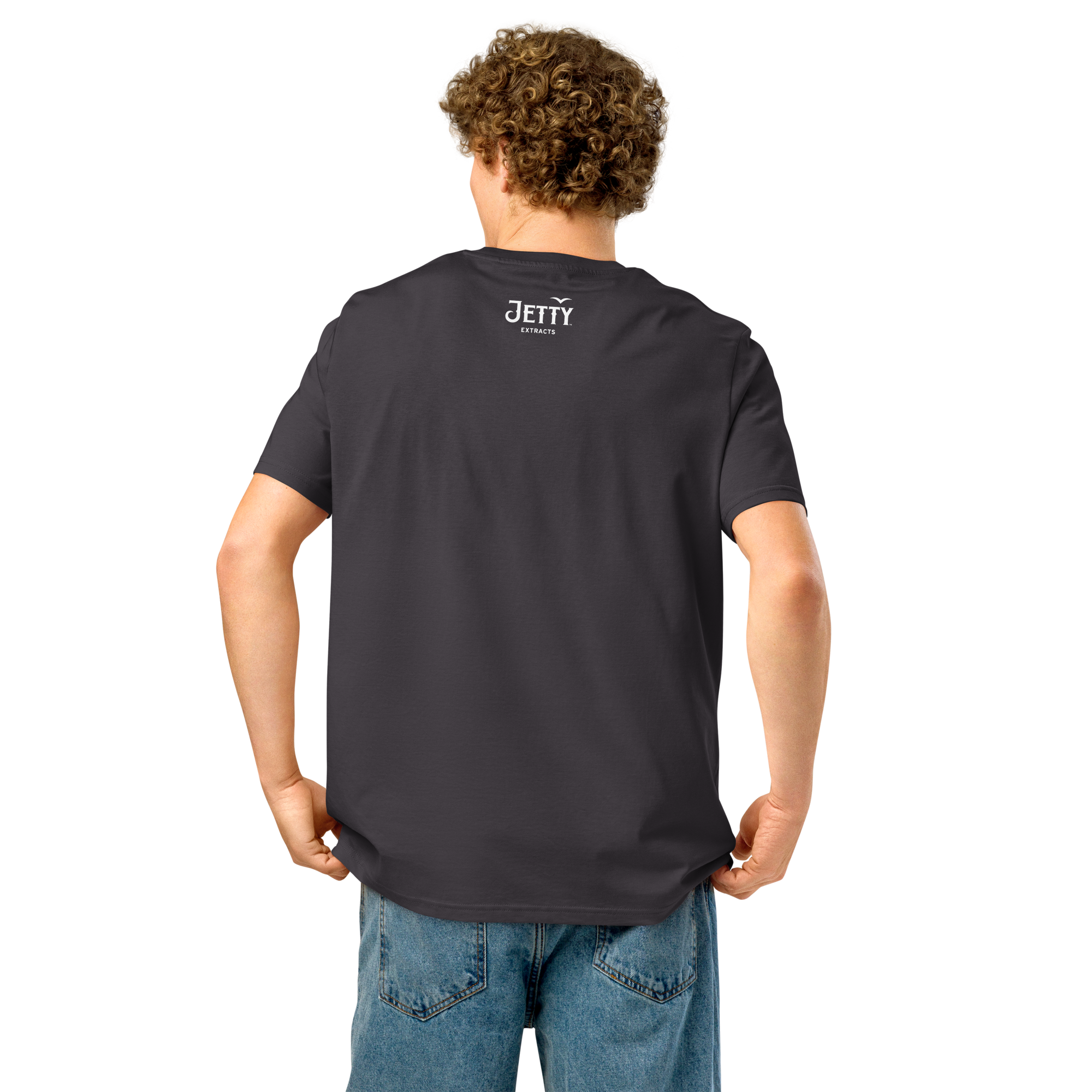 unisex-organic-ribbed-neck-t-shirt-anthracite-back-684b9a97db679