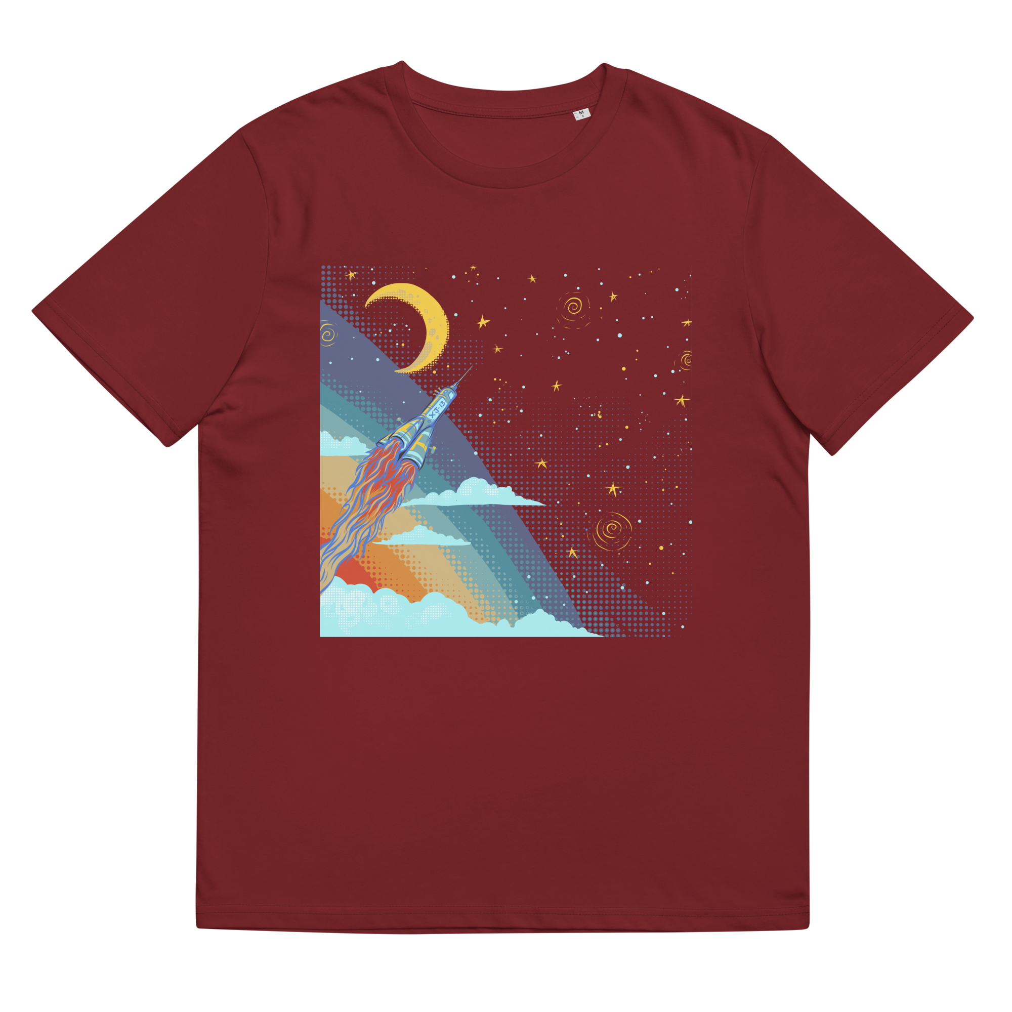 unisex-organic-ribbed-neck-t-shirt-burgundy-front-684b9a97d8396