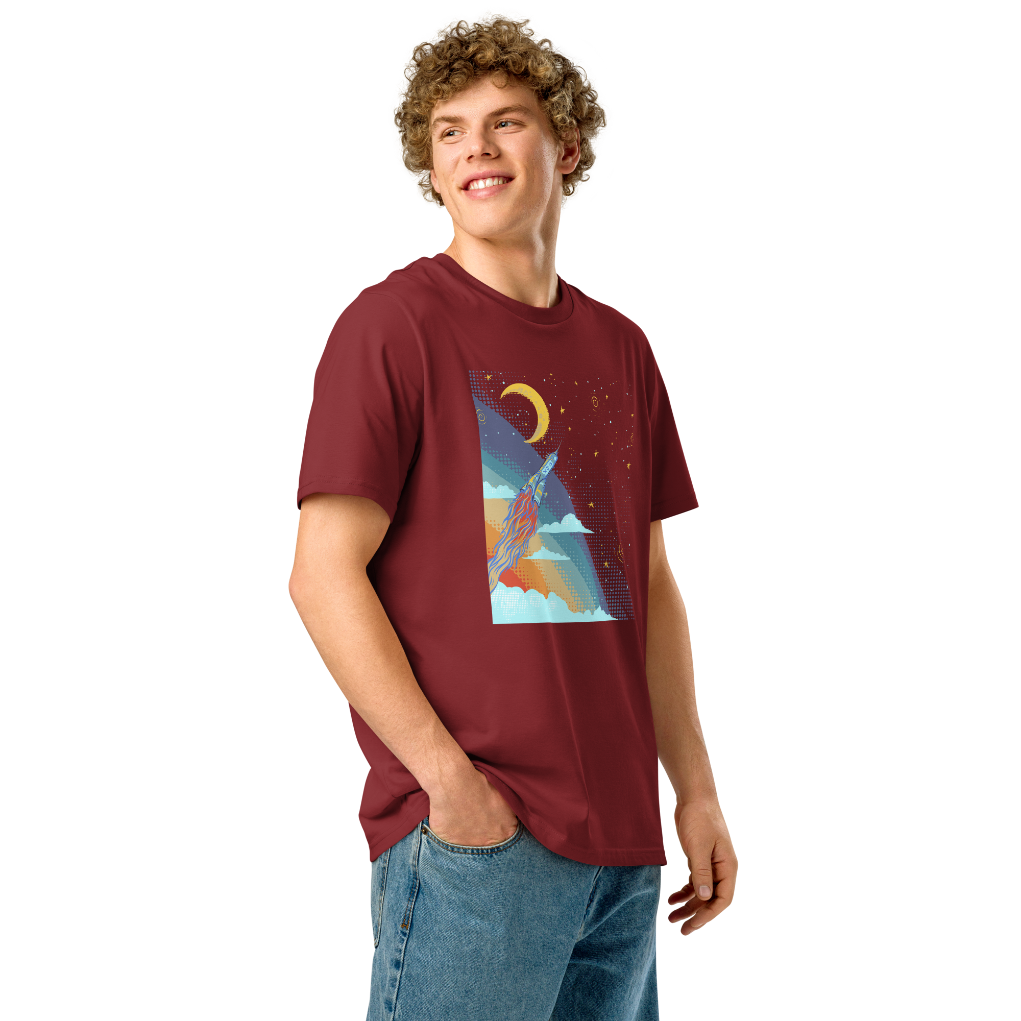 unisex-organic-ribbed-neck-t-shirt-burgundy-right-front-684b9a97d8deb